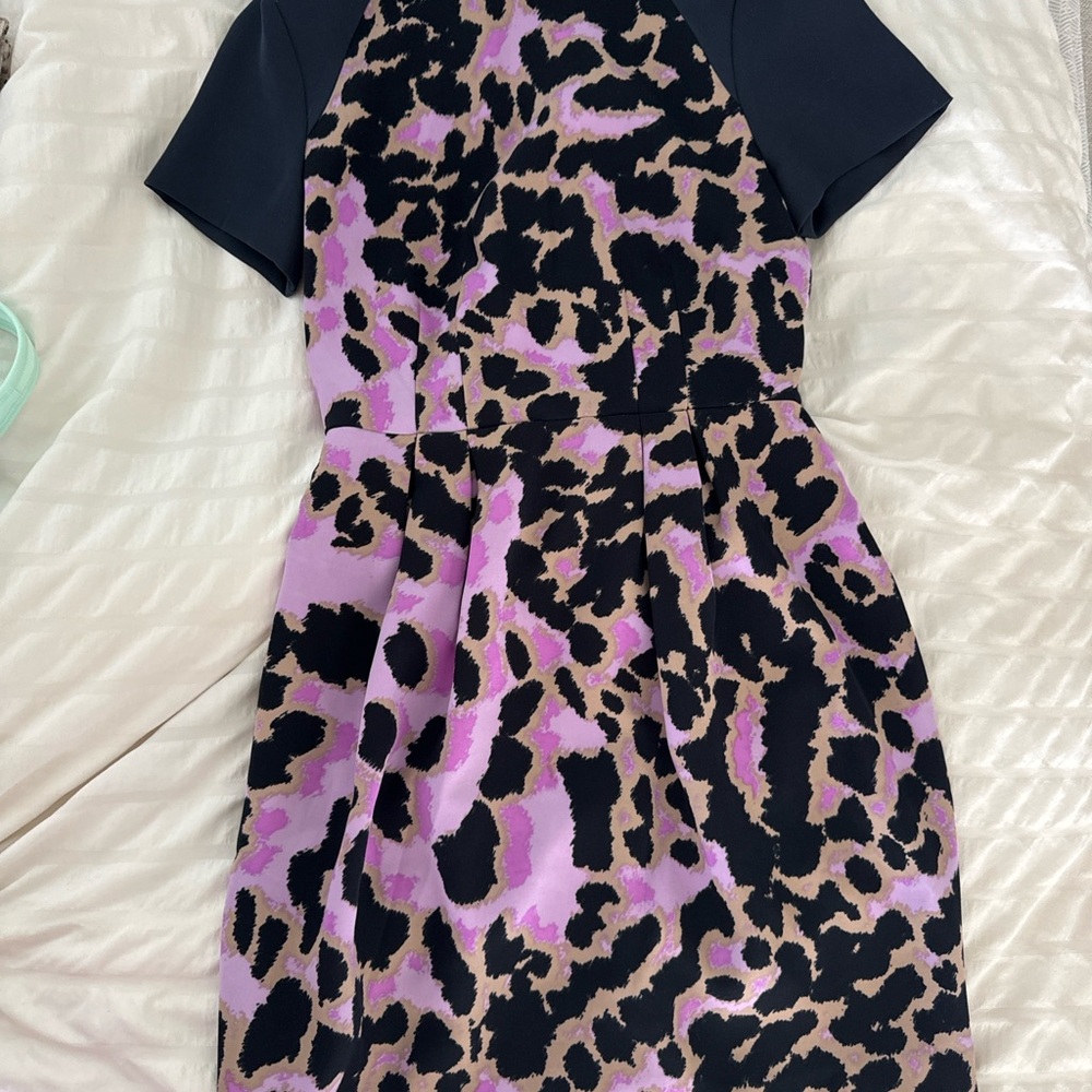 Club Monaco Black and Pink Patterned Dress. Only worn once! Perfect condition.
